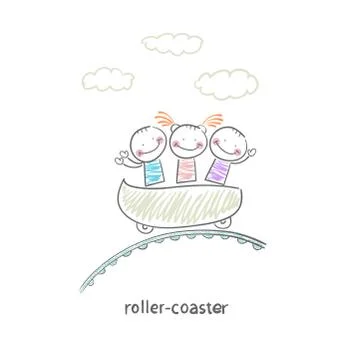 Roller-coaster Stock Illustration