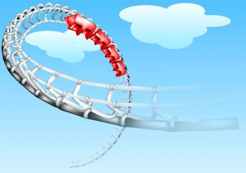 Roller-coaster Stock Illustration