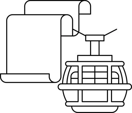 The roller coaster is the main focus of the image Stock Illustration
