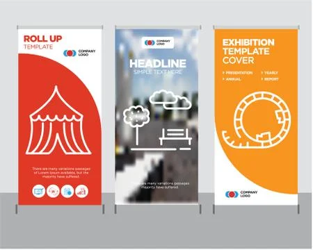 Roller coaster, Park, Tent roll up Ilustração Stock
