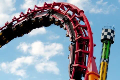 Roller coaster Stock Photos