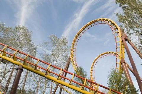 Roller coaster Stock Photos