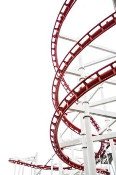 Roller coaster Stock Photos