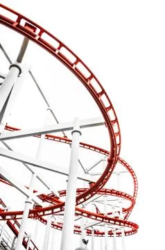 Roller coaster Foto stock