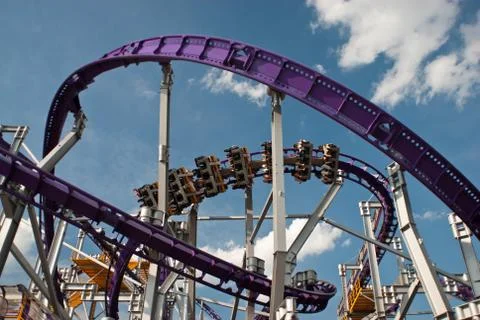 Roller coaster Stock Photos