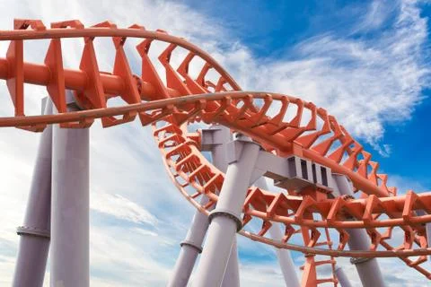 Roller coaster Stock Photos
