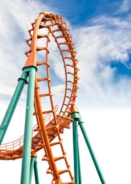 Roller coaster Stock Photos
