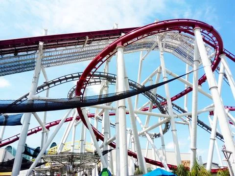 A roller coaster Stock Photos