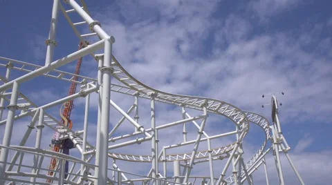 Roller coaster ride Video stock 41607246