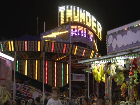 Roller coaster ride Video stock 80327533