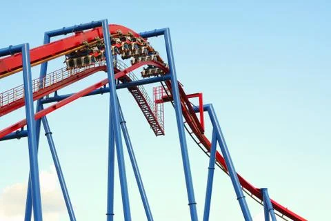 Roller coaster ride Stock Photos