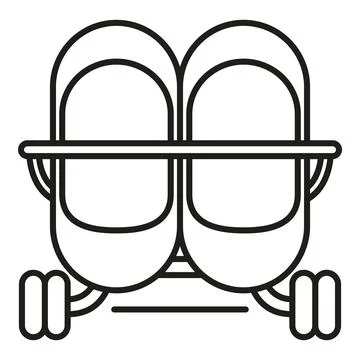Roller coaster seats for amusement park ride Stock Illustration