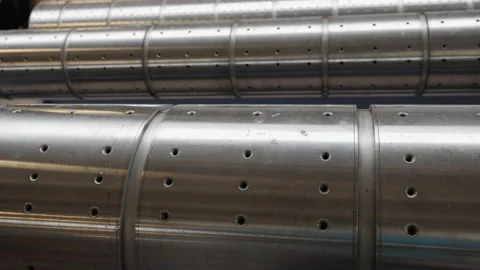 Roller die cutter manufacturing support platforms - camera slide 스톡 동영상 161963706
