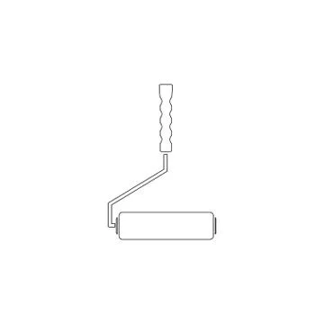Roller. flat vector icon Stock Illustration