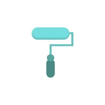 Roller Glyph Conceptual Icon Vector Design Stock Illustration