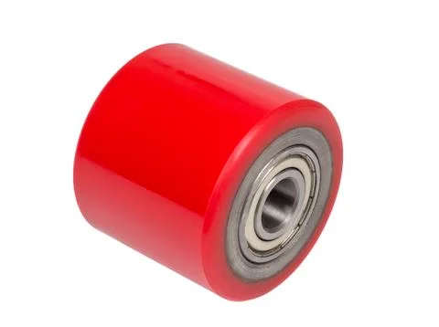 The roller for hoisting equipment Stock Photos