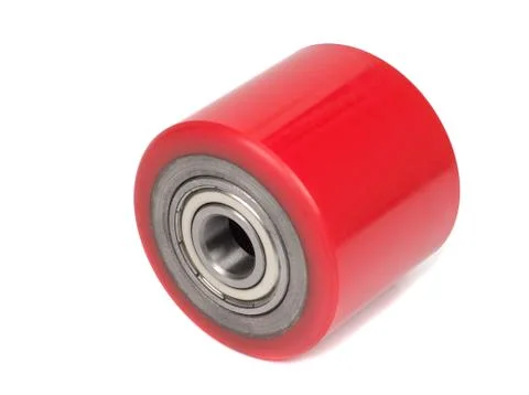 The roller for hoisting equipment Stock Photos
