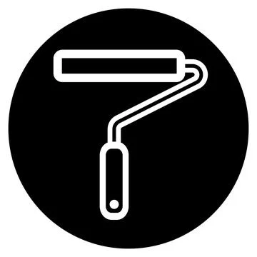Roller icon vector Stock Illustration
