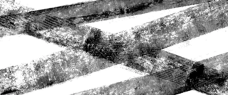 Roller ink stripe texture with diagonal paint marks for punk poster and Stock Illustration