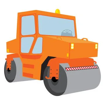 Roller machine Stock Illustration