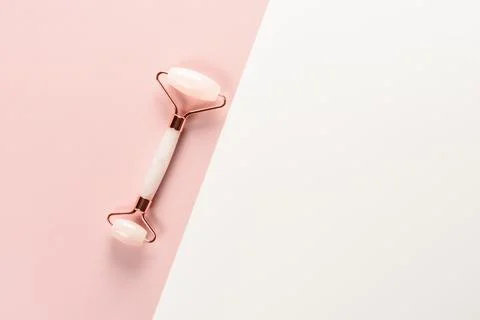 Roller massager for the face. Stock Photos