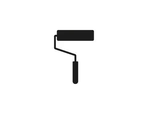 Roller, paint roller icon. Vector illustration. Stock Illustration