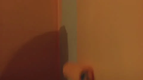 Roller painting wall Stock-Footage 10579883