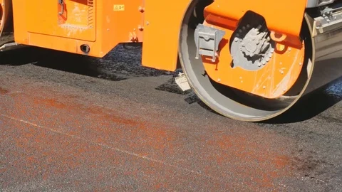 Roller repair the road Vídeos de archivo 74004825