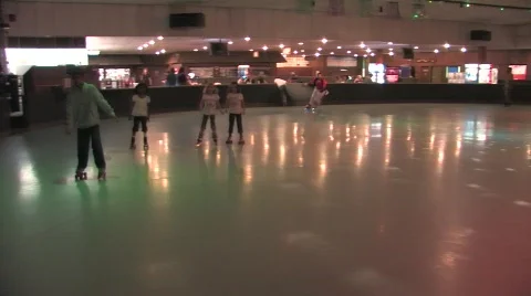 Roller Rink Stock Footage 537121