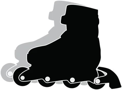 Roller scates Stock Illustration