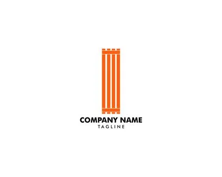Roller Shutter Door Logo Icon Template Illustration