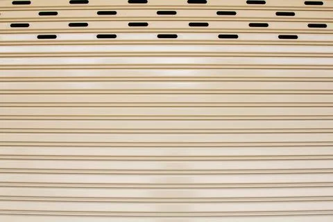 Roller shutter door texture background Stock Photos