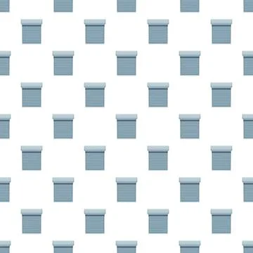 Roller shutter security door closing pattern background Stock-Illustration
