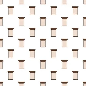 Roller shutter window blinds seamless pattern Illustrazione stock