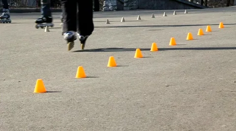 Roller-skate Stock Footage 737416