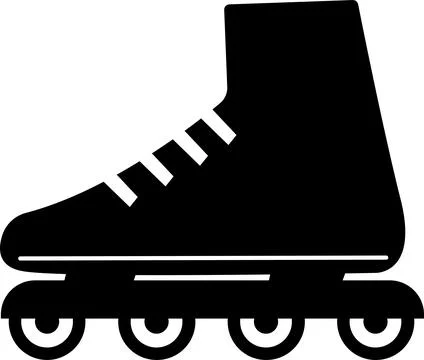Roller skate icon sign. Stock Illustration