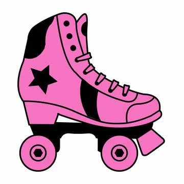 Roller Skate , Roller Skate Cut File, Roller Skating, Stock Illustration