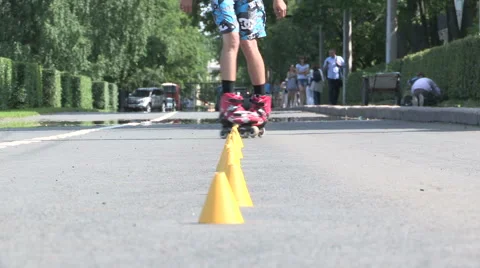 Roller skater Stock Footage 57672263