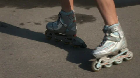 Roller skates 013 스톡 동영상 855944