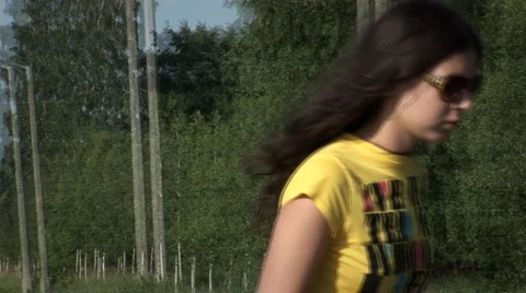 Roller skates 024 Stock Footage 5901058