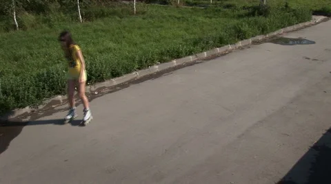 Roller skates 032 Stock Footage 5903103