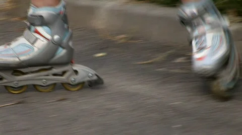 Roller skates 040 Stock Footage 855869