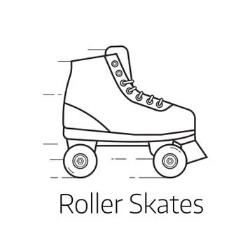 Roller Skates Icon Stock Illustration