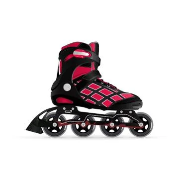 Roller skating. vector illustration Stock Illustration