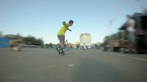 Roller sliding Stock Footage 11369736