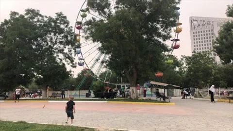 Roller wheel Setif Algeria 스톡 동영상 130489234
