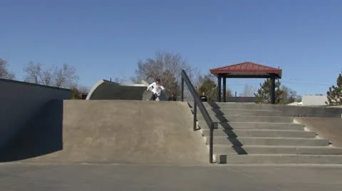 RollerBlade Fall1 Video stock 11407763