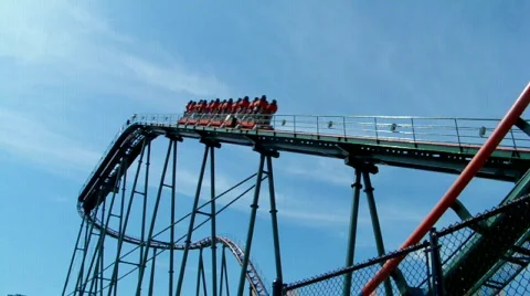 Rollercoast Stock Footage 486751