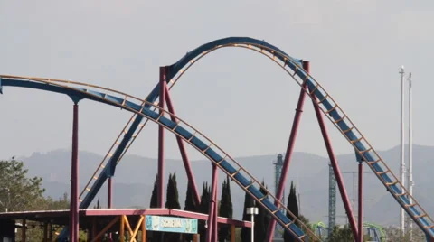 Rollercoaster 5019B Stock Footage 1103875
