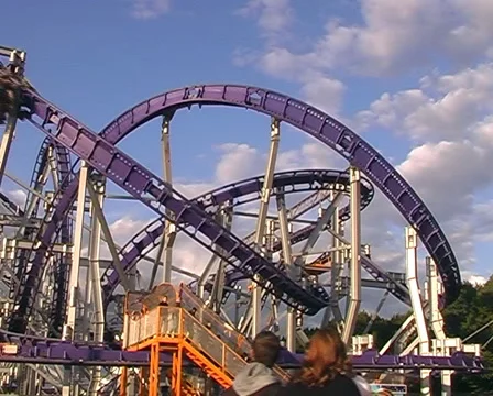 Rollercoaster 스톡 동영상 1101591